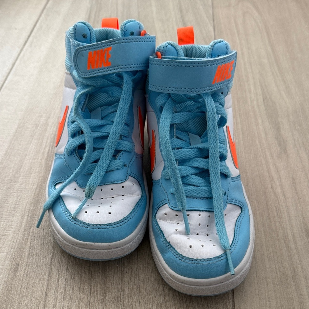 Nike Kids Court Borough Mid 2 High Top Sneakers